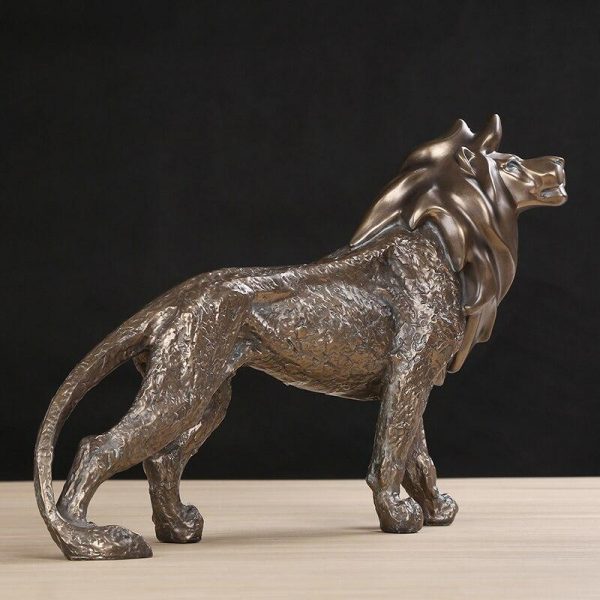 Statue Lion<br> Élégant - Image 2