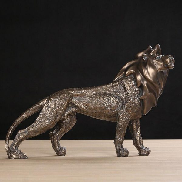 Statue Lion<br> Élégant - Image 3