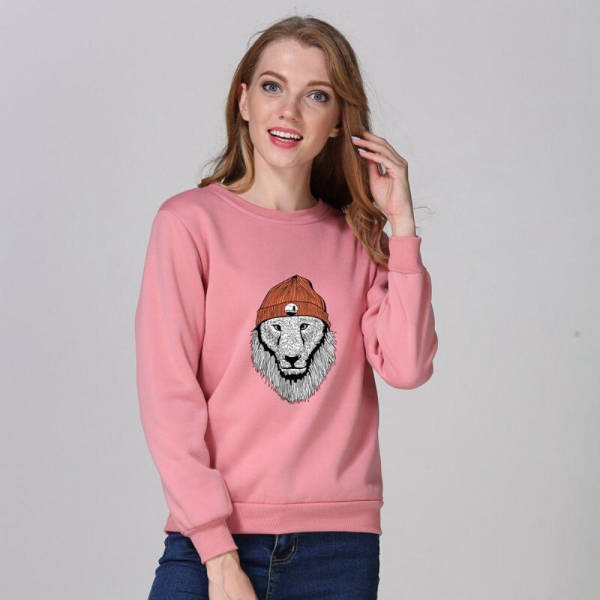 Pull Lion Bonnet Femme - Image 4