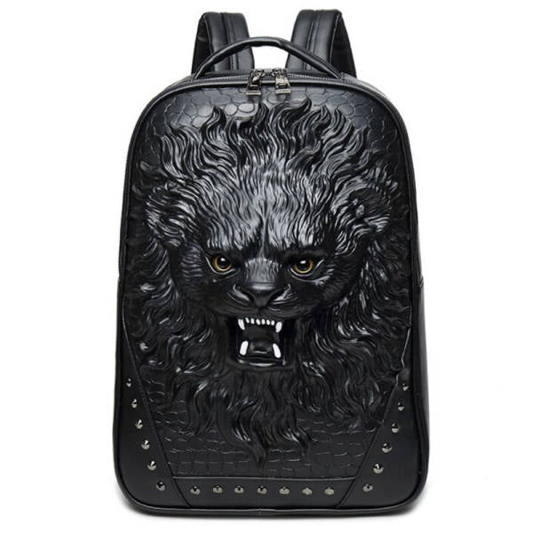 Sac à Dos <br>Tête de Lion - Image 3