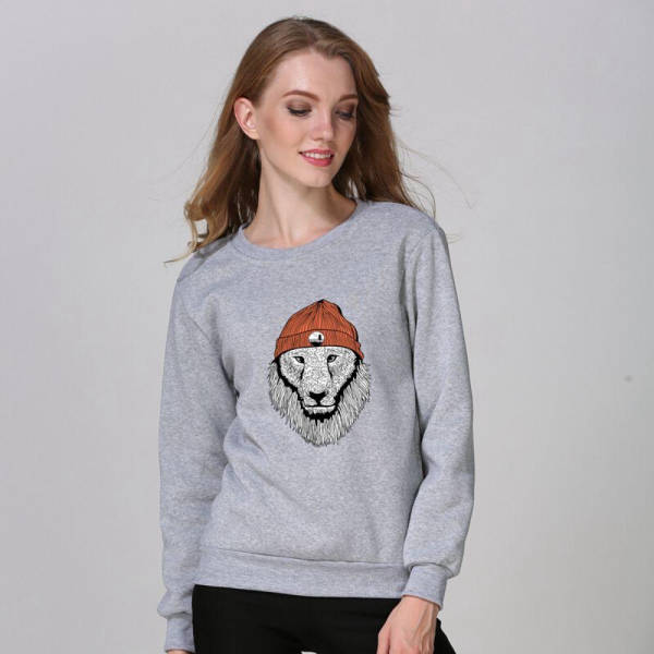Pull Lion Bonnet Femme - Image 3