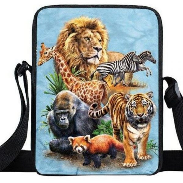 Sac Lion Animaux Exotique