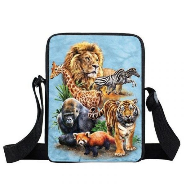 Sac Lion Animaux Exotique - Image 2