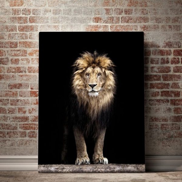 Tableau Abstrait Lion - Image 4