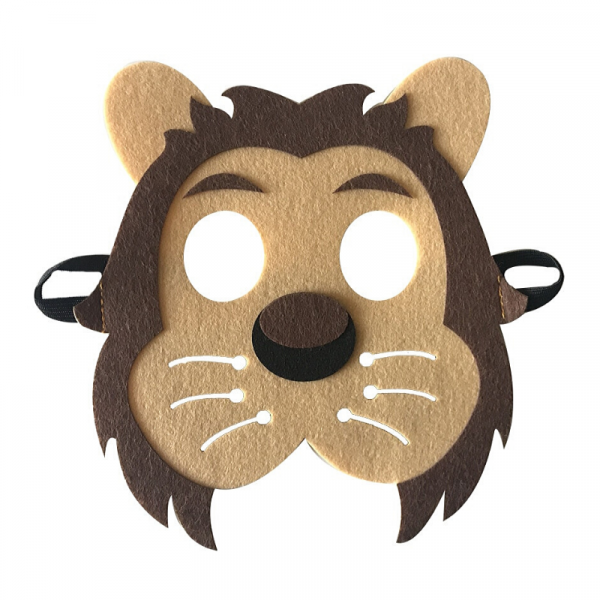 Demi Masque Lion<br/>Simple Fauve