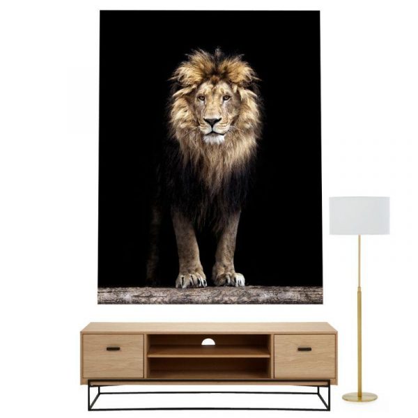 Tableau Abstrait Lion